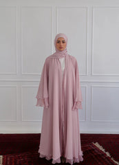 Reversible Crystal Satin Abaya – Dual Elegance