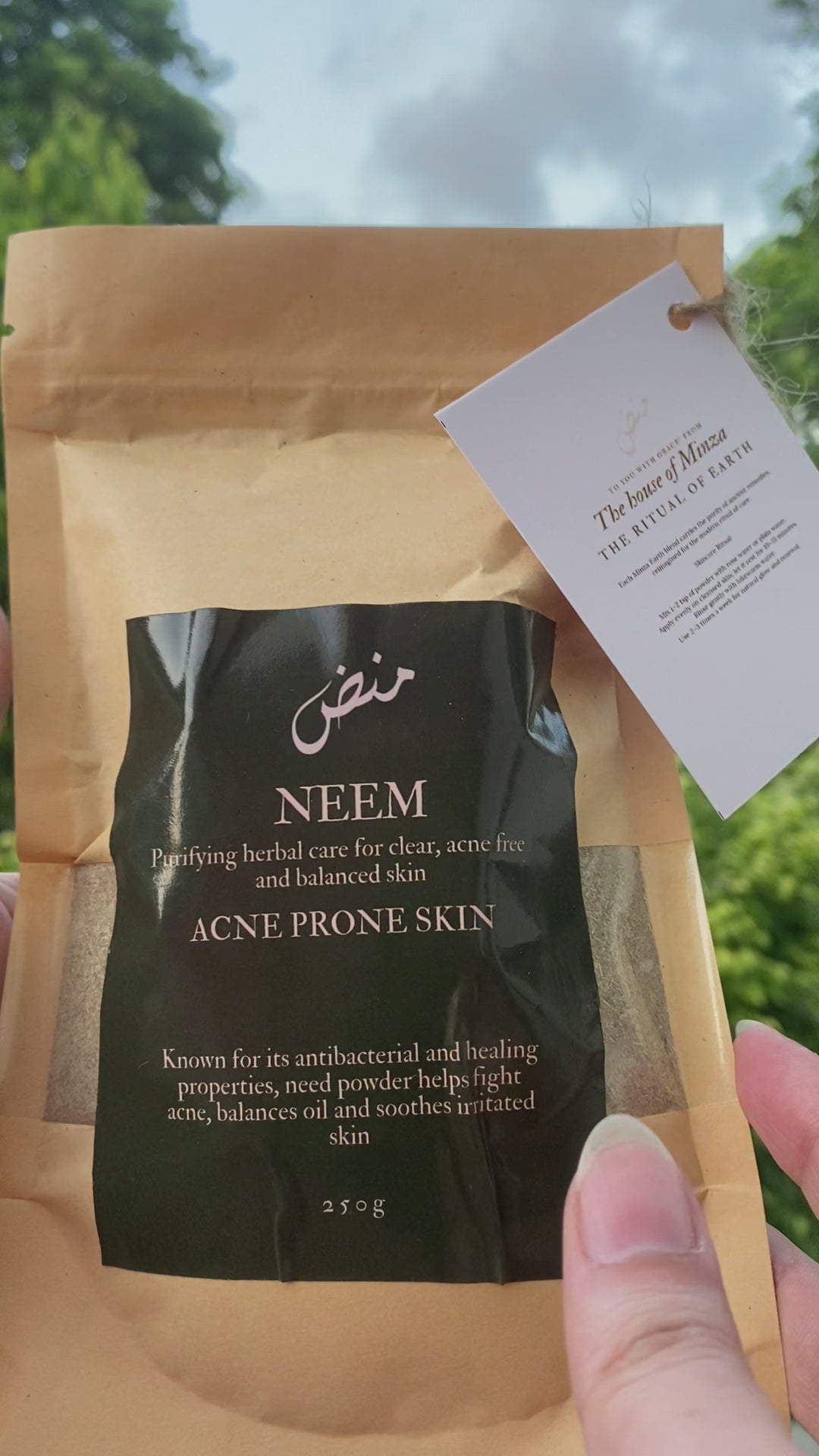 Minzah Earth: Mineral-Rich Clay Mask for Radiant Skin