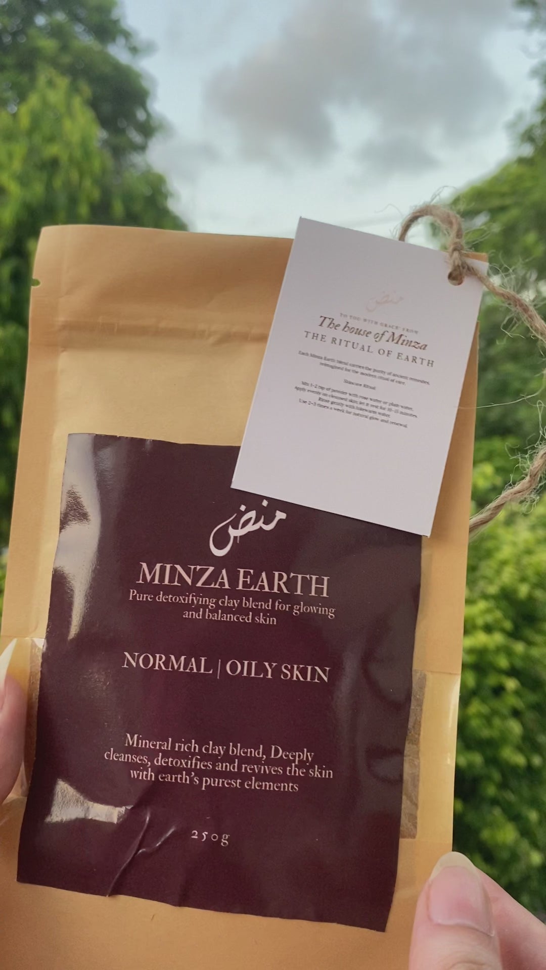Minzah Earth: Mineral-Rich Clay Mask for Radiant Skin